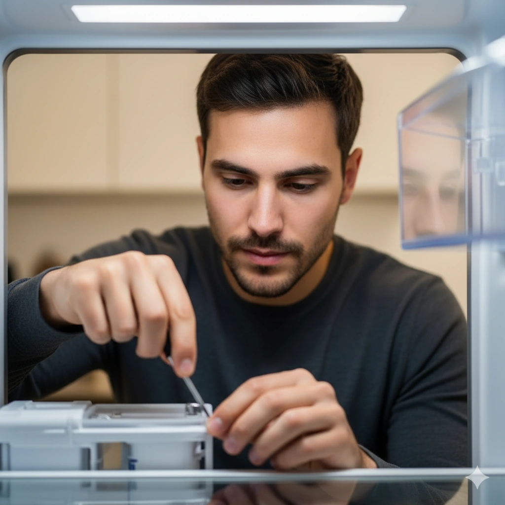 تعمیر یخچال با قطعات اورجینال و ضمانت نامه